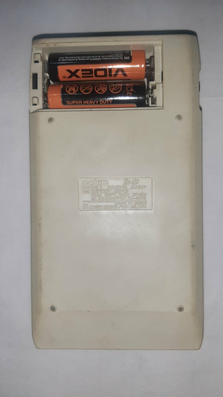Научный калькулятор Casio f-39 scientific calculator