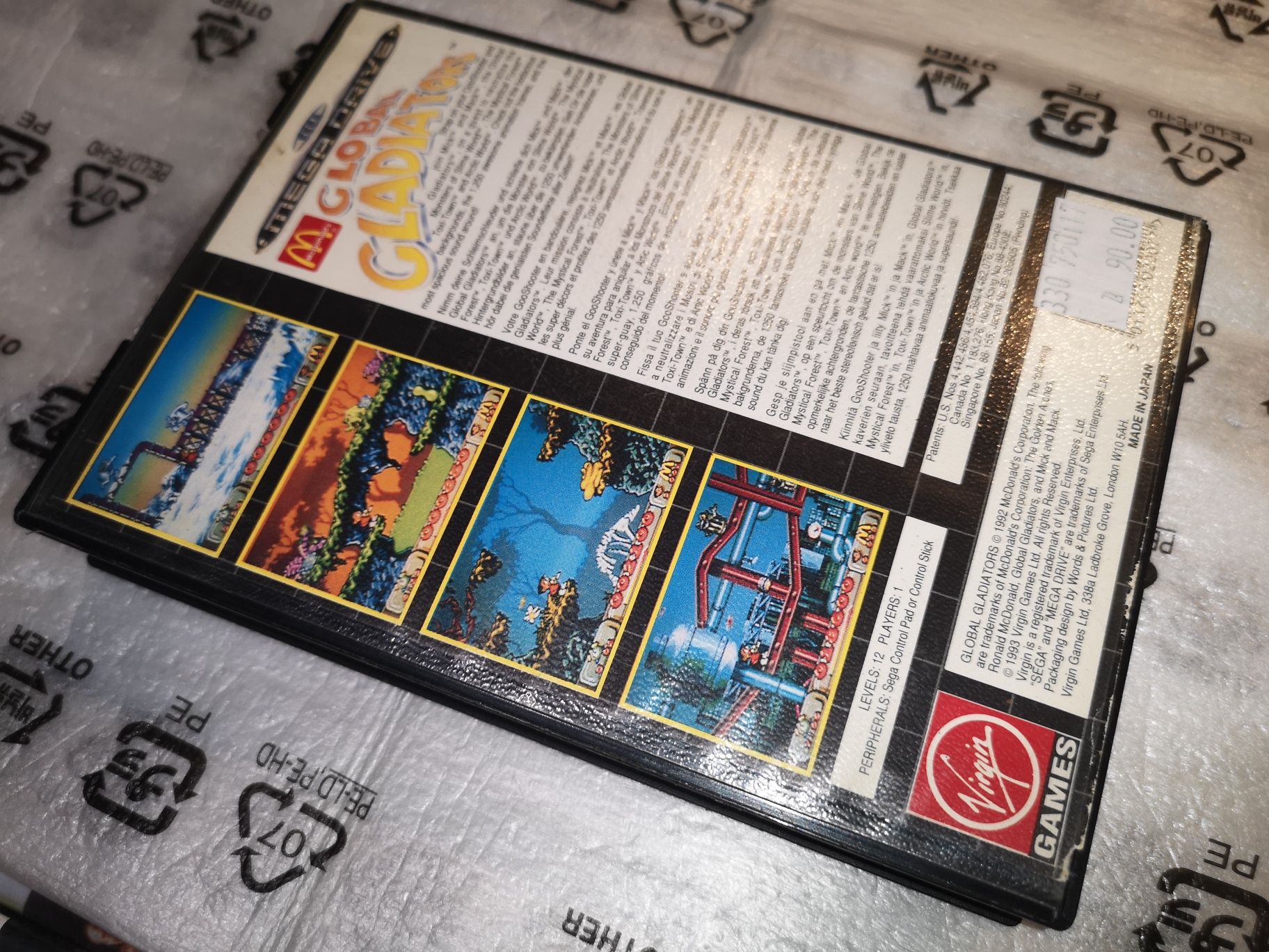 Global Gladiators SEGA MEGA DRIVE gra (oryginał testowany) sklep