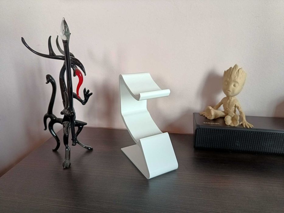 Podstawka stojak pod pad kontroler PS5 DualSense podwójny biały