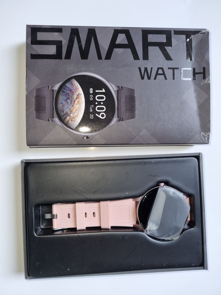 Smartwatch sportowy damski różowy NY20