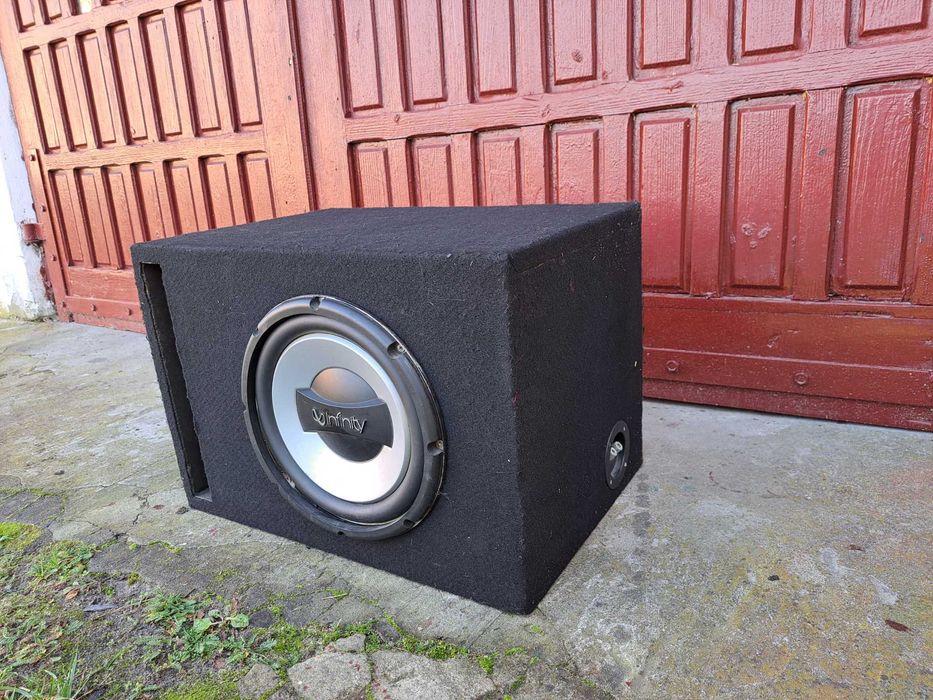 Wzmaczniacz i skrzynia samochodowa tuba subwoofer mocny zestaw