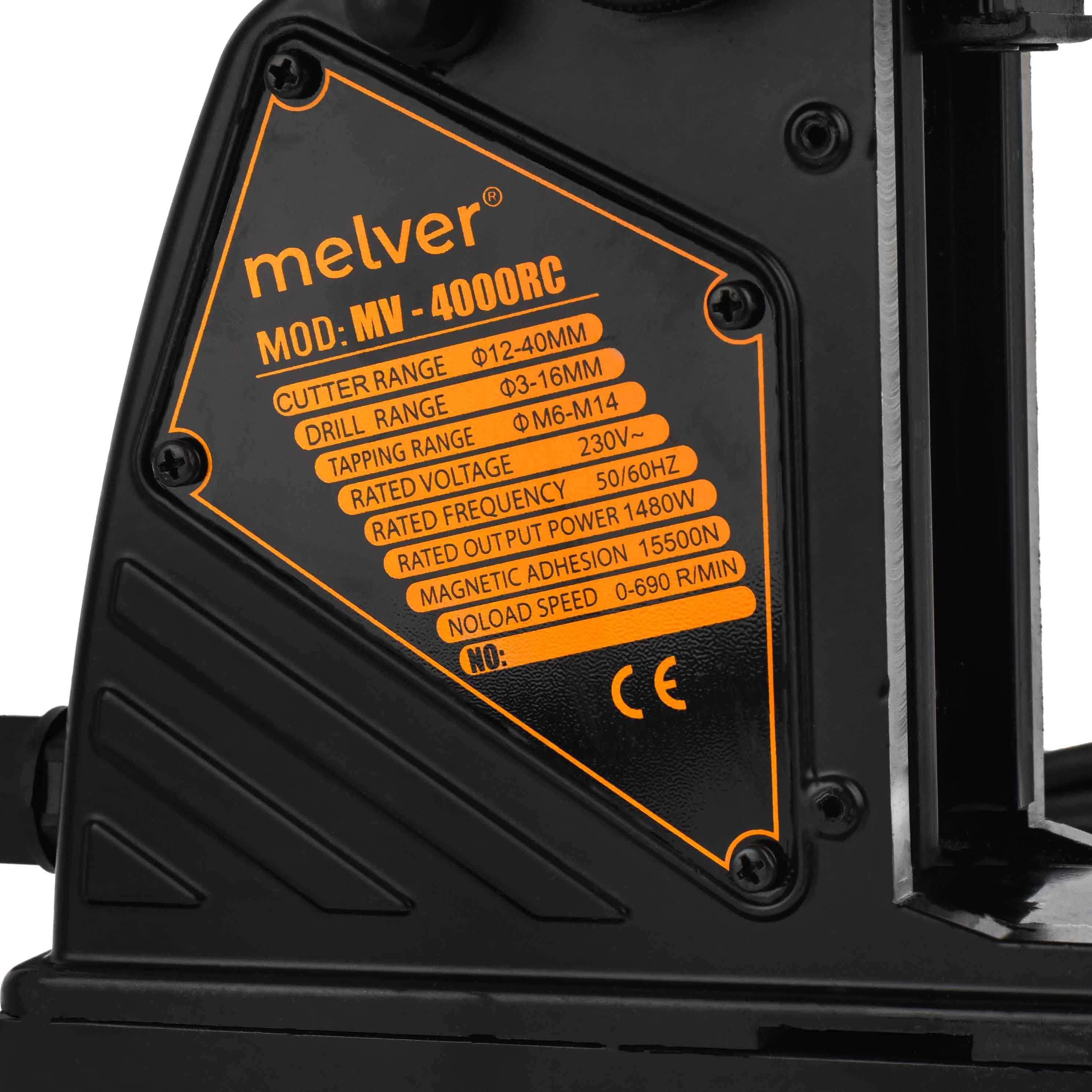 Wiertarka Gwińciarka ze stopą magnetyczną 1480 W wrzeciono Weldon 19mm