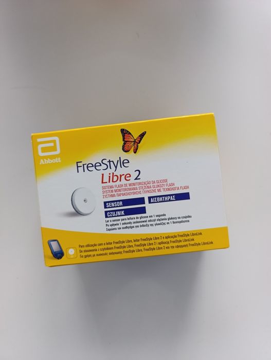 FreeStyle Libre 2 czujnik do pomiaru stężenia glukozy we krwi