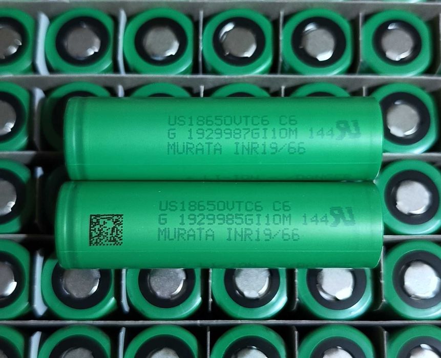 Нові акумулятори Sony Murata VTC6 3120mAh 18650 30A оригінал 2024рік
