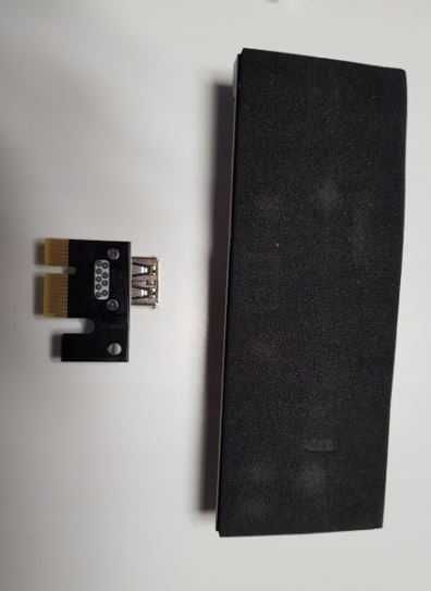 WYPRZEDAŻ Riser 009S USB3.0 PCI-E 1x-16x zasilany 6PIN SATA - 4 sztuki