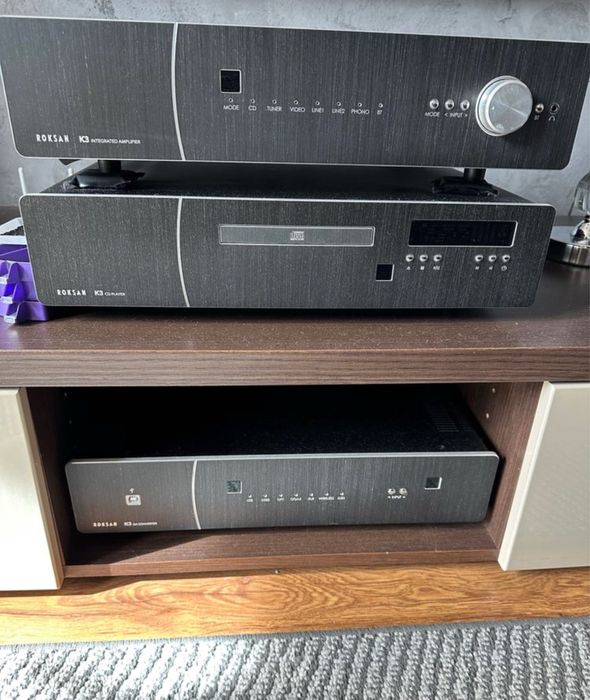 Wzmacniacz Roksan K3 + CD + DAC.  (RRP  23 899 zł)