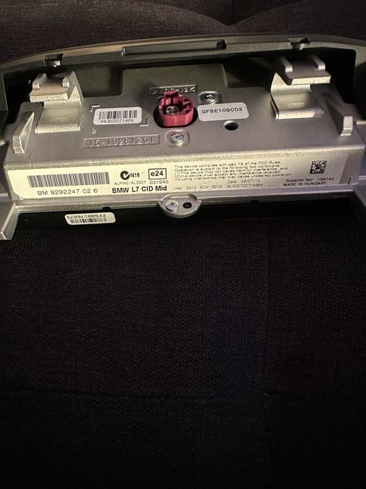 Display bmw serie f