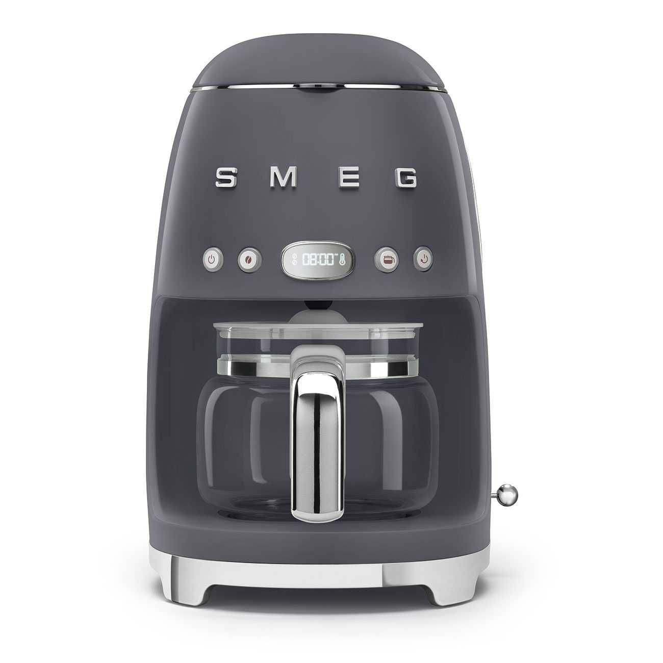 Кофемашина капельная Smeg DCF02GREU серый / наличие