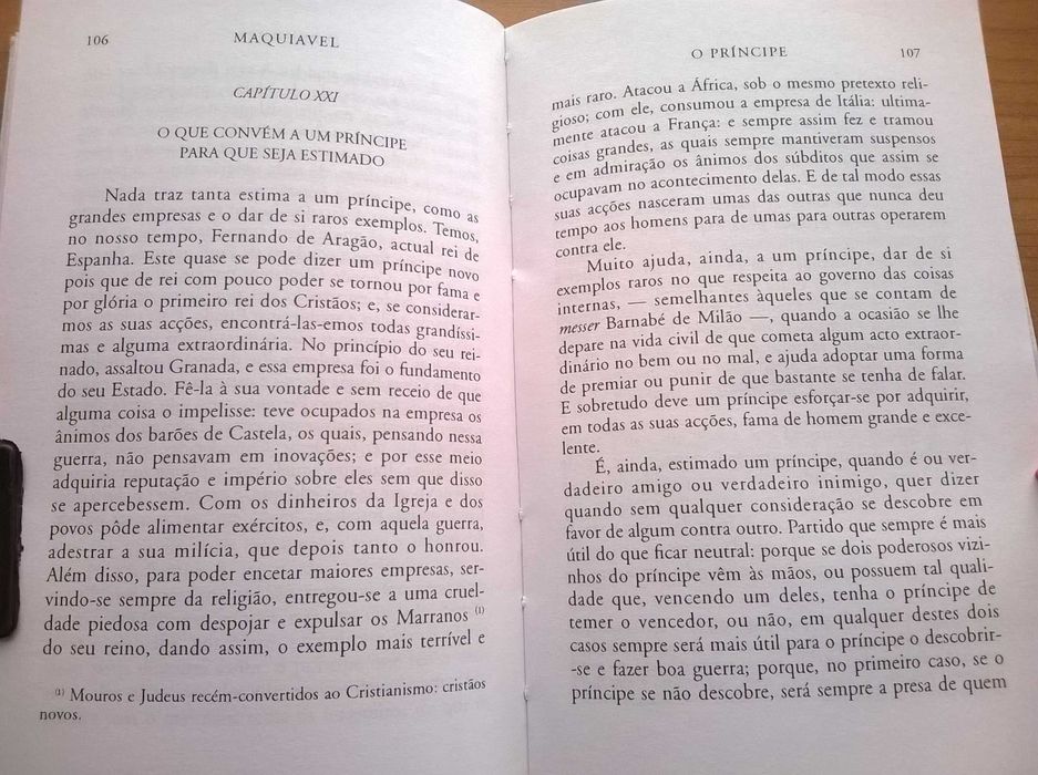 Maquiavel O Príncipe - Colecção Filosofia & Ensaios