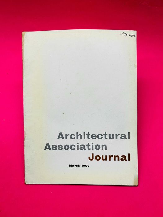 Architectural Association Journal - Nº 840 - March 1960