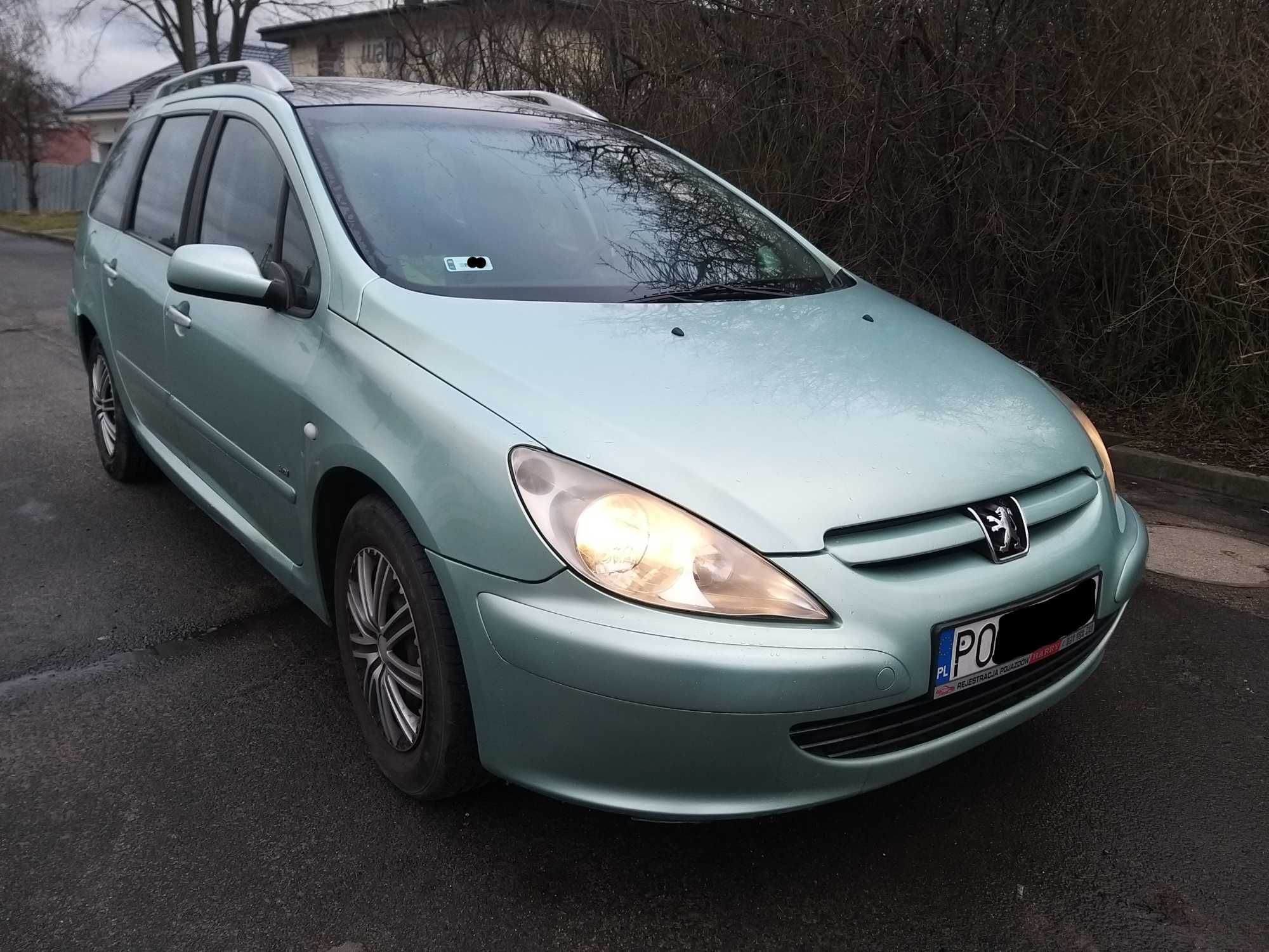 Peugeot 307 SW 1.6 hdi 7 osobowy Panoramiczny dach 2004 rok