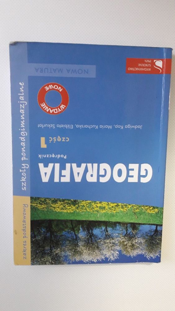 Geografia - podręcznik, klasa 1, szkoła ponadgimnazjalna Kucharska