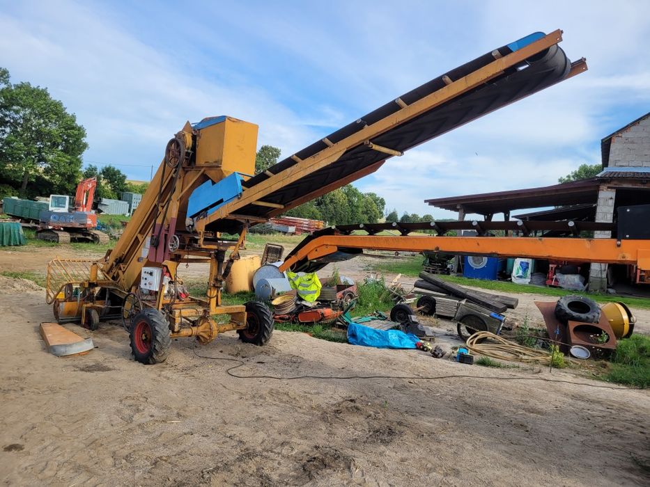 Pryzmownik podbierak pryzm taśmociąg załadunkowy
