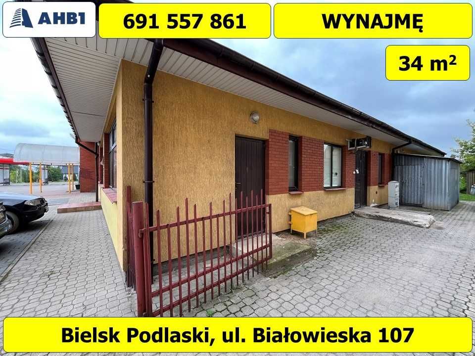 Wynajmę lokal (34m2)- Bielsk Podlaski, ul. Białowieska 107