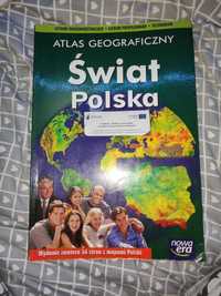 Atlas geograficzny świat Polska