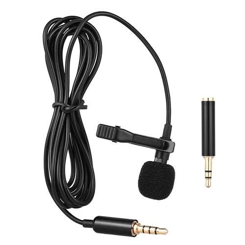 Микрофон петличный для смартфона, камеры, ПК с переходником