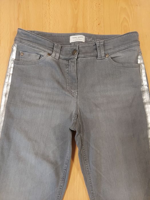Gerry Weber ROXI roz.L-40 spodnie jeansowe z lampasami