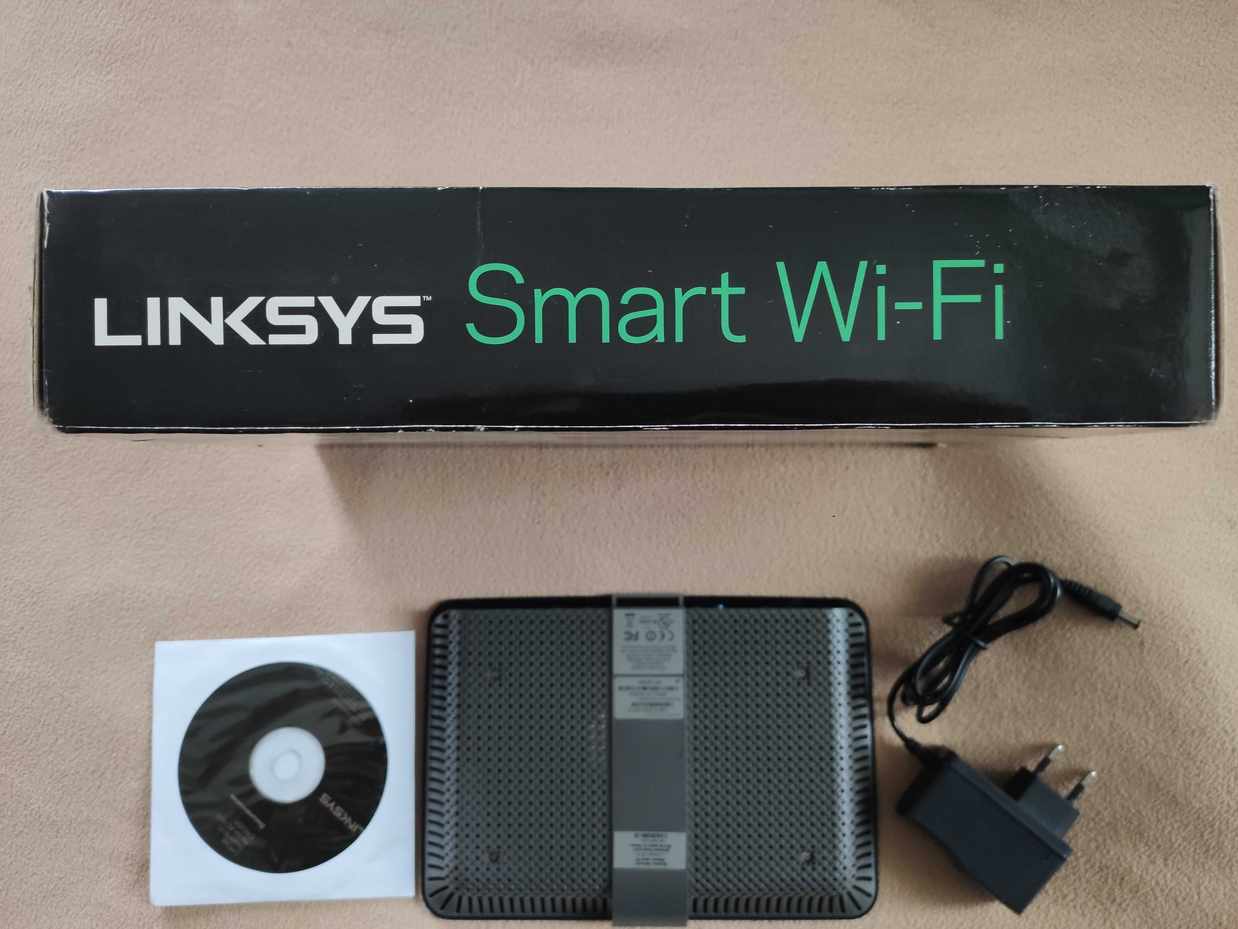 Smart WiFi AC 900 гигабитный роутер Linksys EA6200; 990мбит\с  на порт
