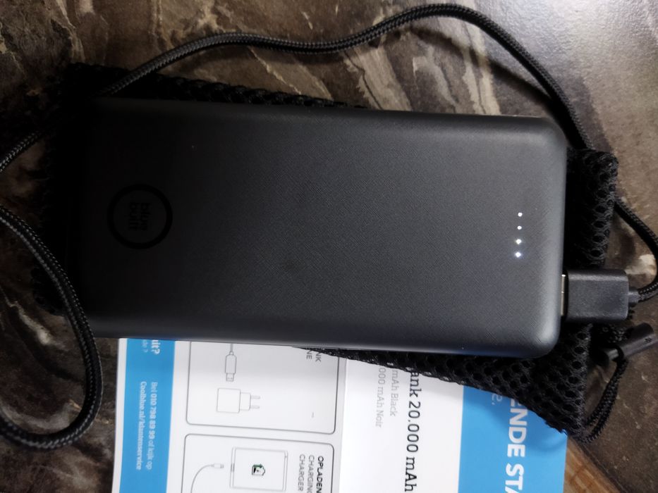 Повербанк BlueBuilt 20000mAh Zwart