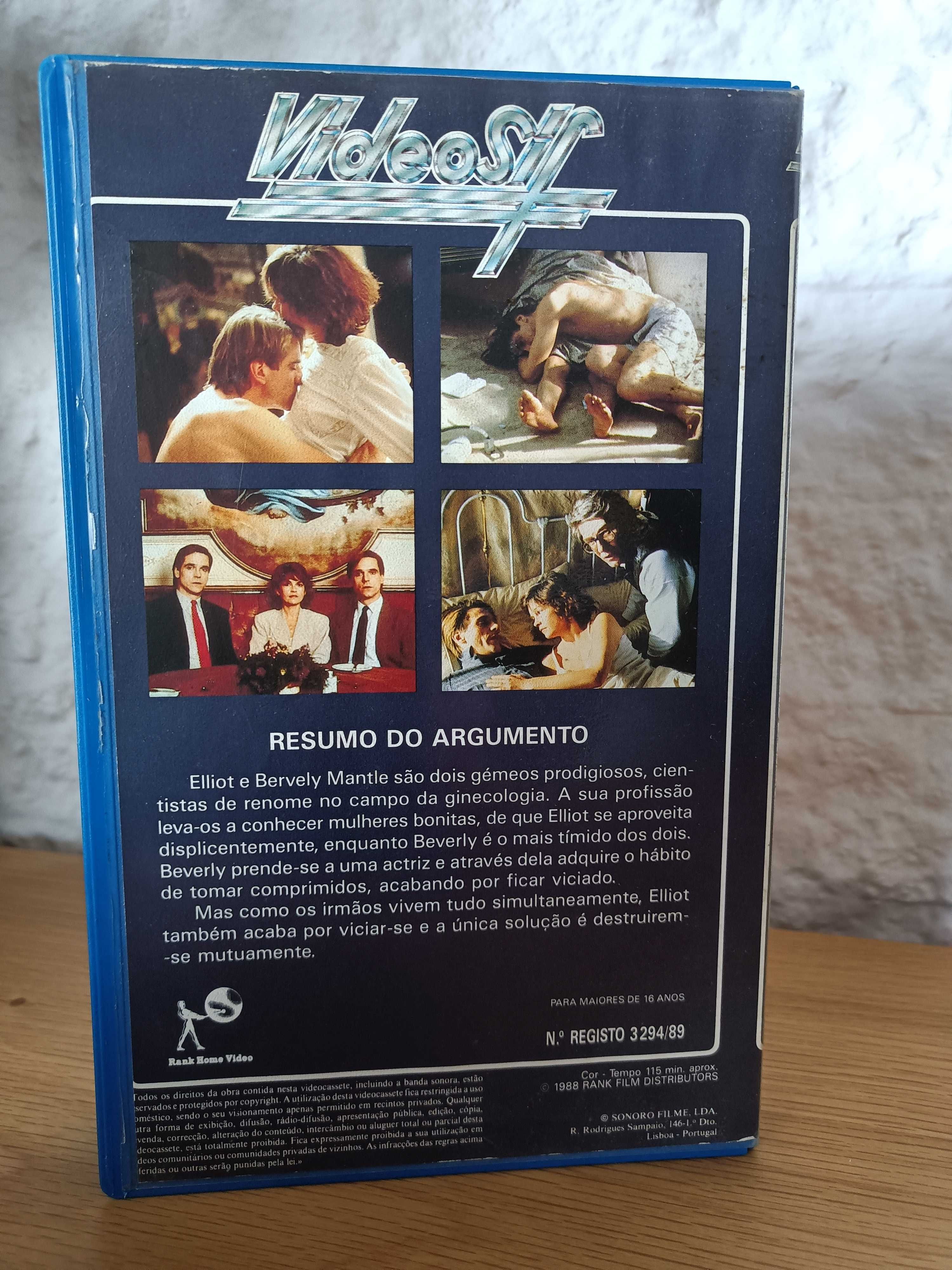 Filme VHS Irmãos Inseparáveis (Dead Ringers)