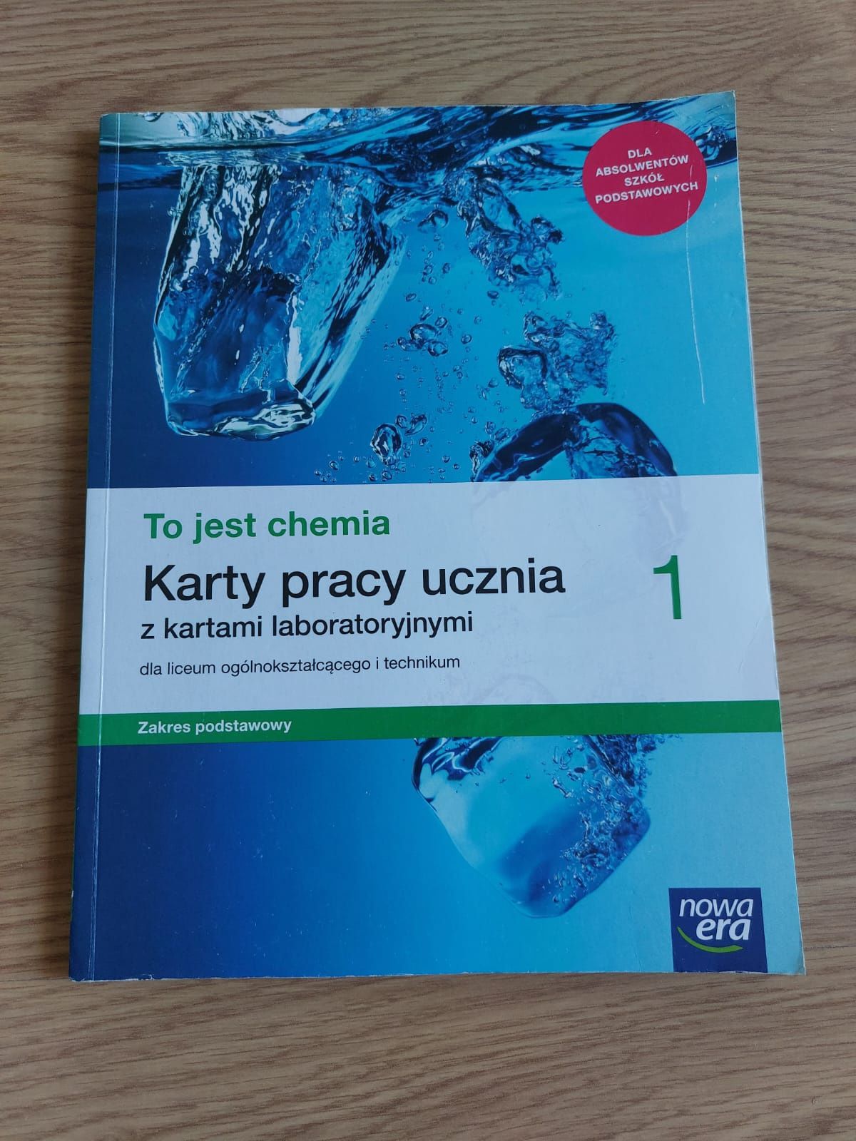 To jest chemia - Karty pracy ucznia dla klas 1