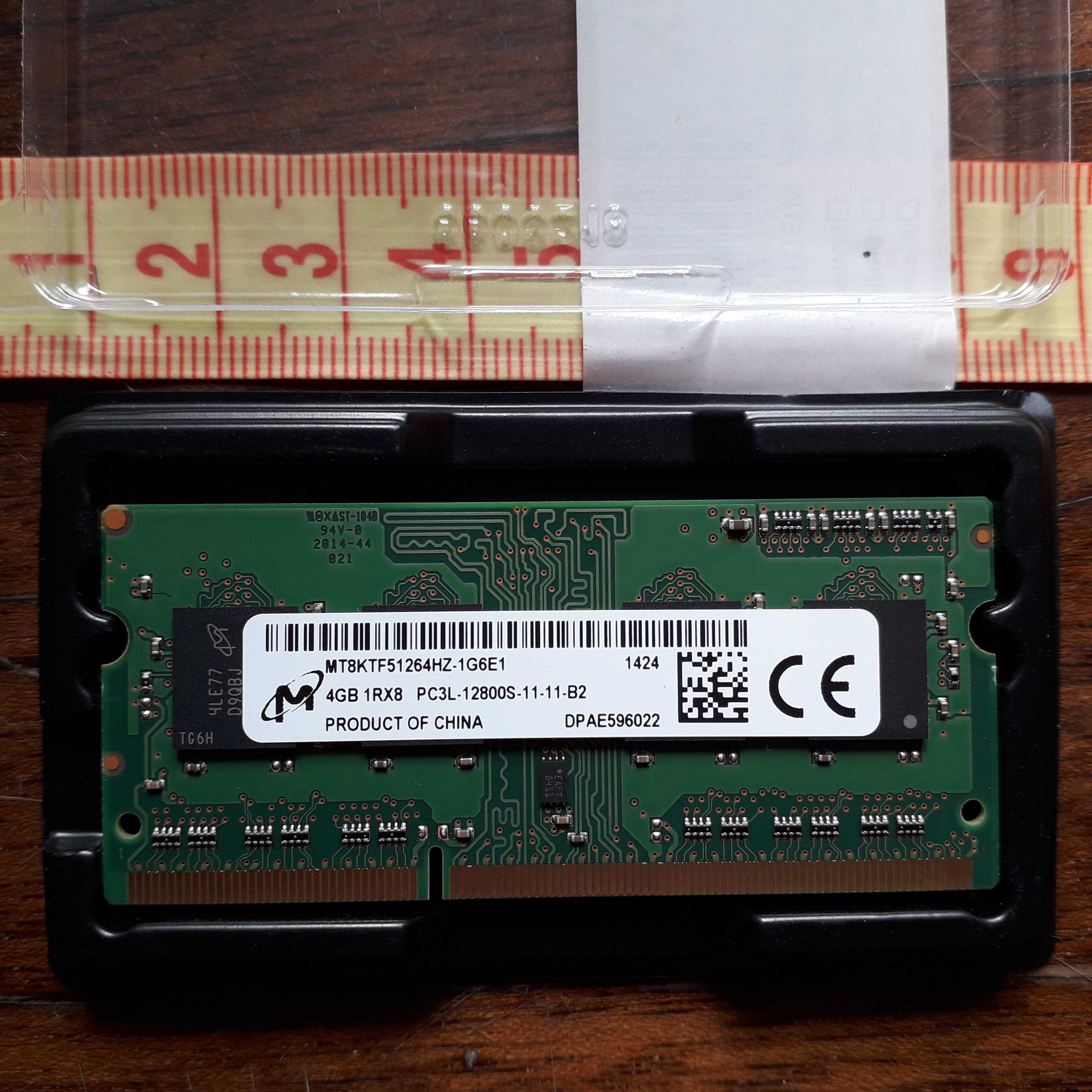 Модуль памяти 4 Gb SoDimm DDR3L 1600 Mhz 500 uah