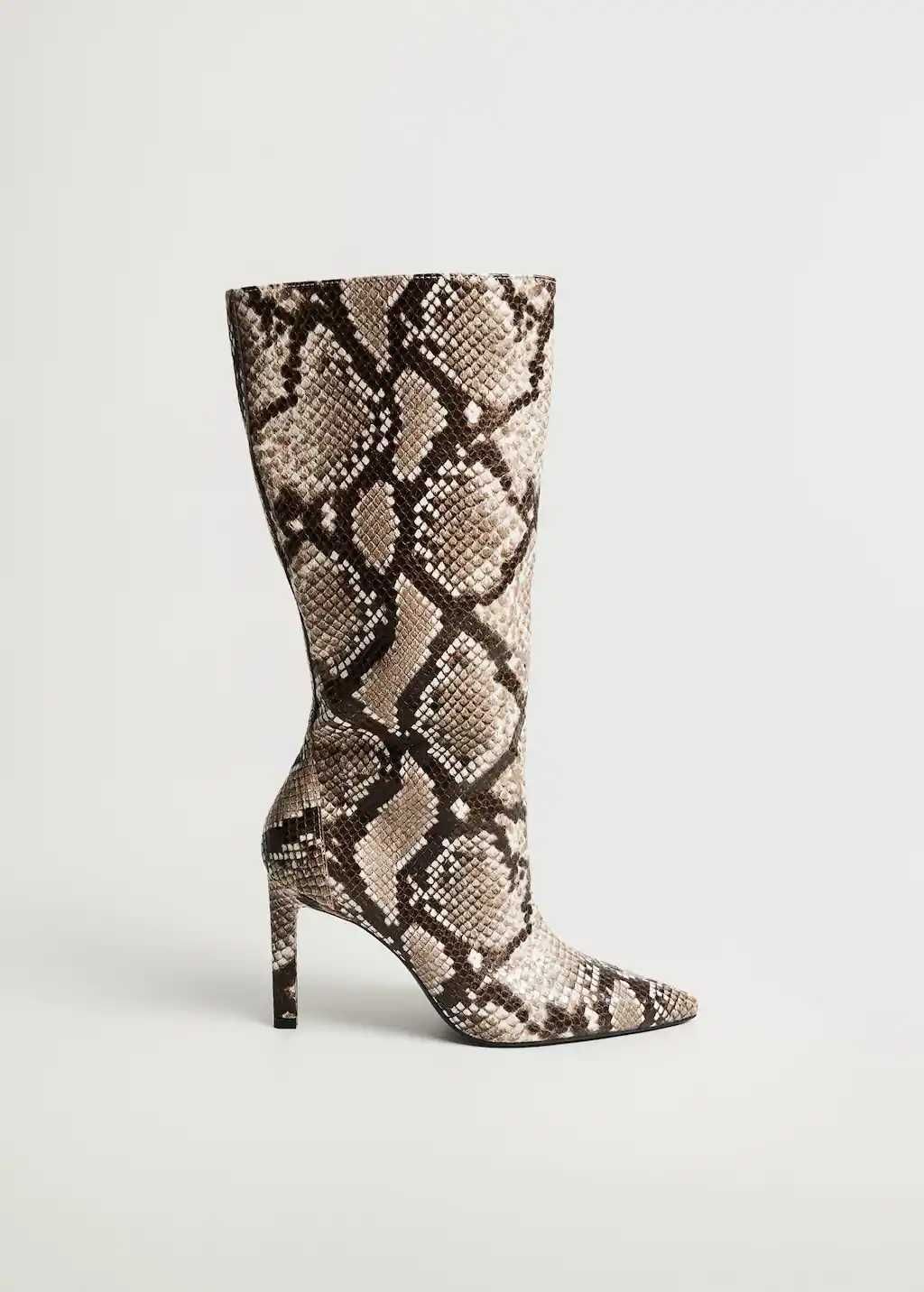 Botas snake print da Mango