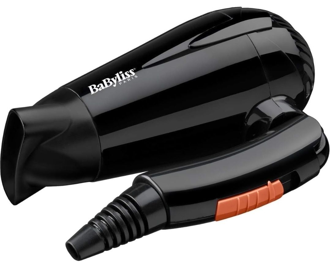 BaByliss Suszarka do włosów Travel 2000 W - czarna
