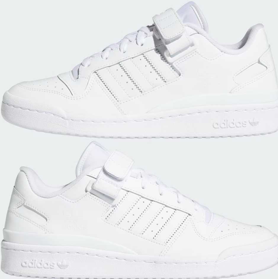 Adidas forum low shoes оригінал, білі розмір 38