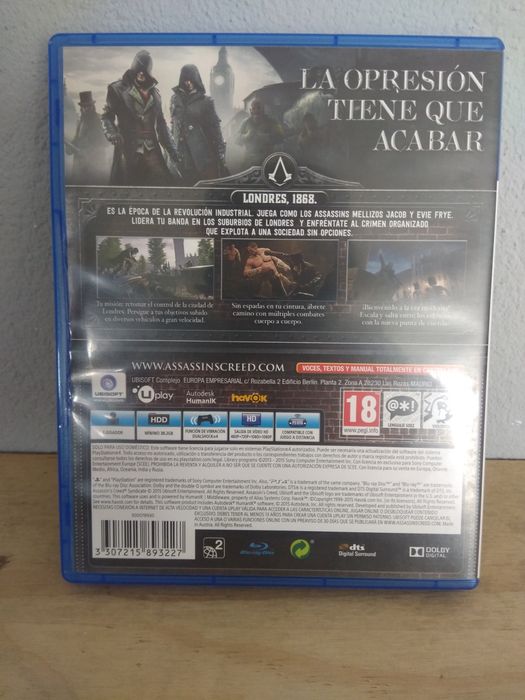 PS4 Jogo Assassin's Creed Syndicate completo