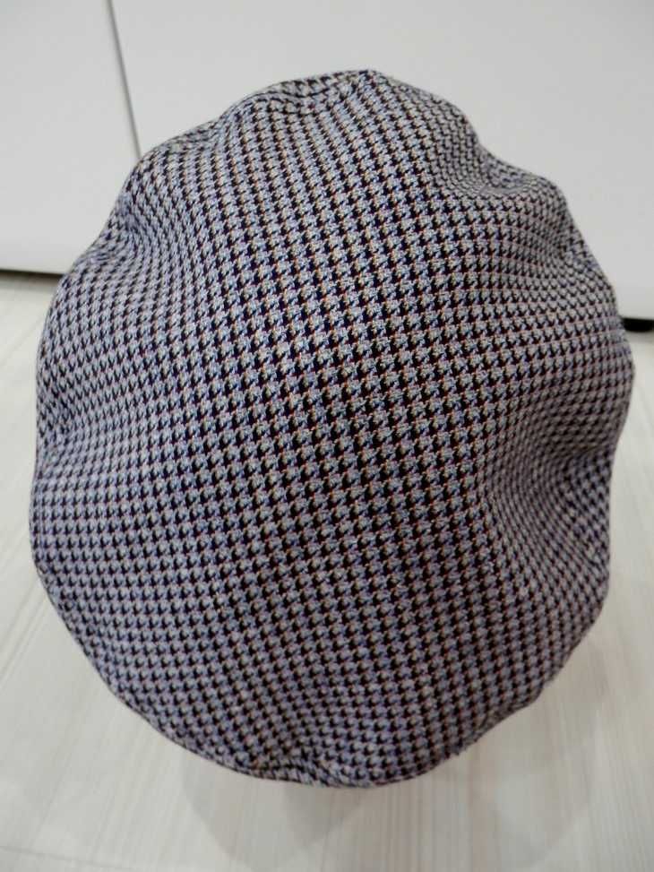 Czapka Beret French Style w Kratę H&M 56/M