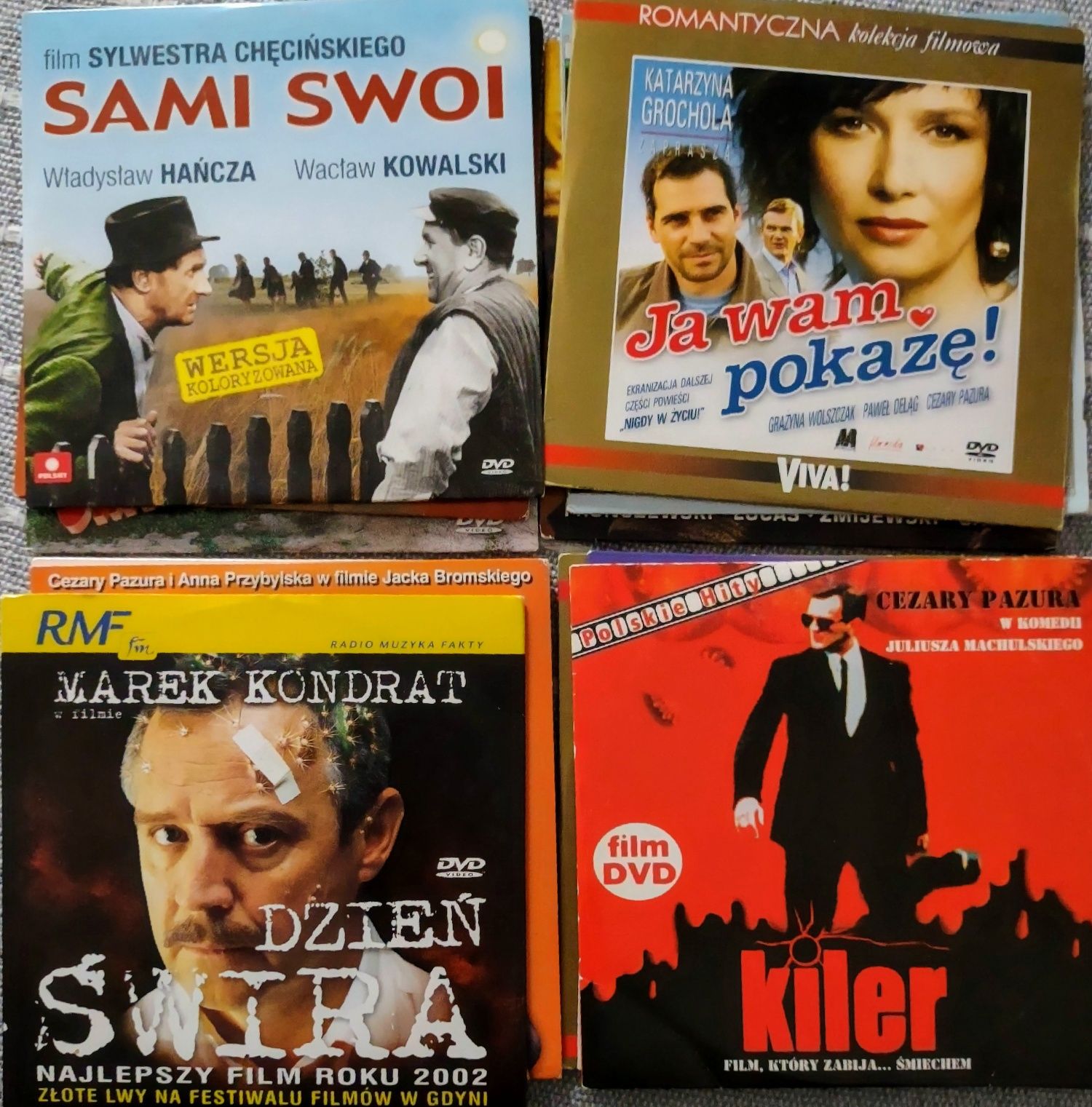 Kolekcja polskich filmów DVD