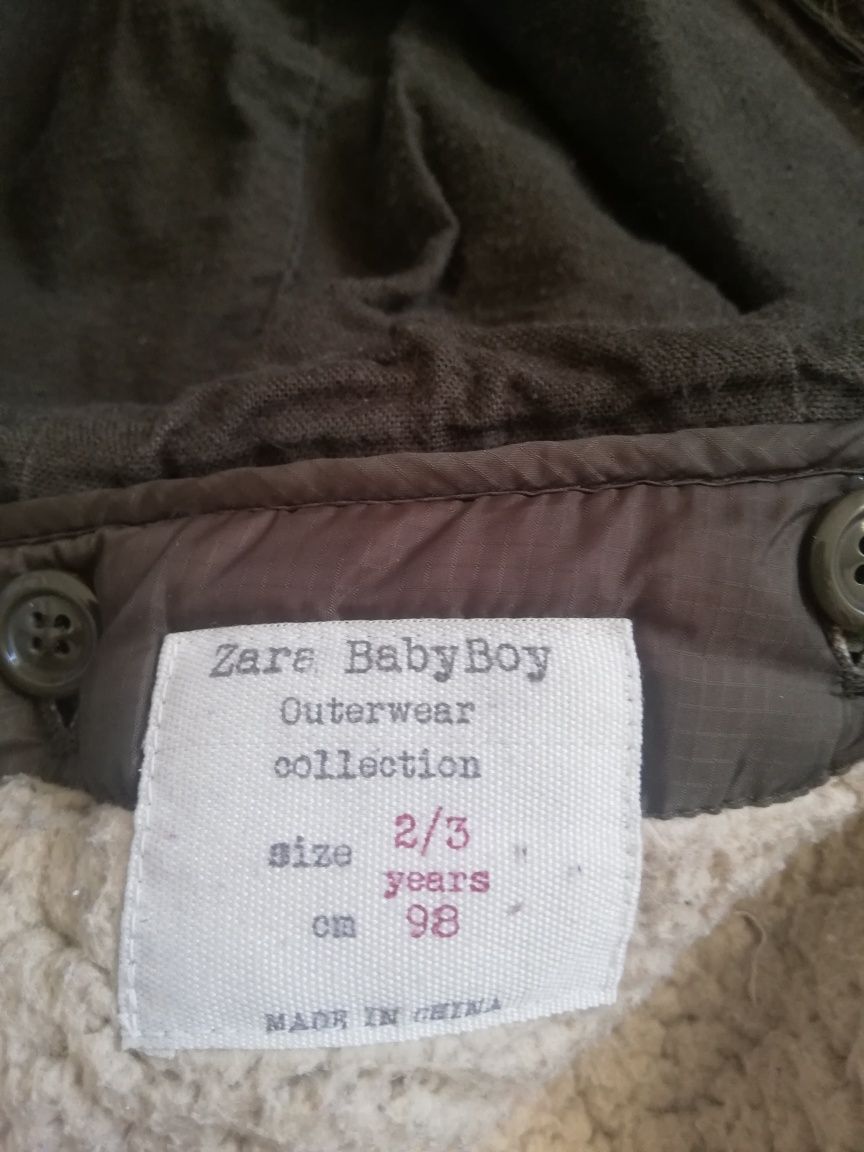 Kurtka parka ZARA rozm 98