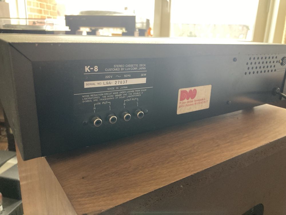 Luxman k-8 deck magnetofon