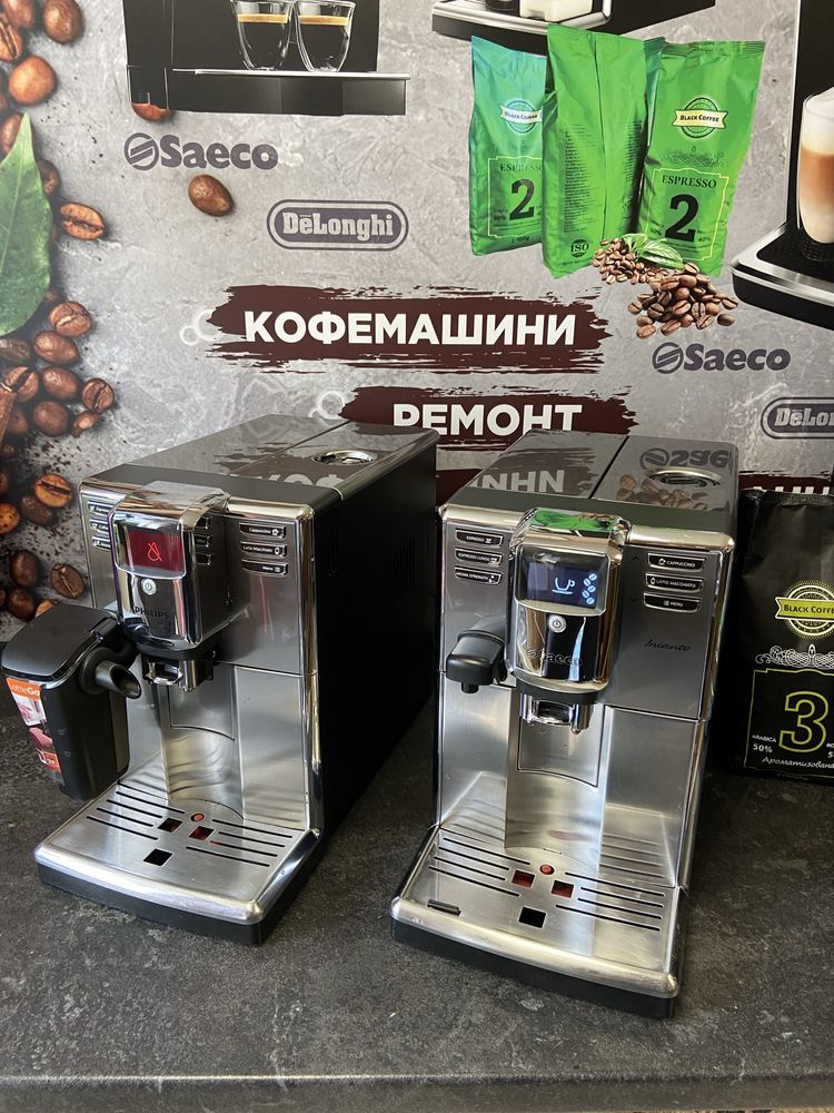 Підготовлені з гарантією Кавоварка Saeco, Philips, Delongi