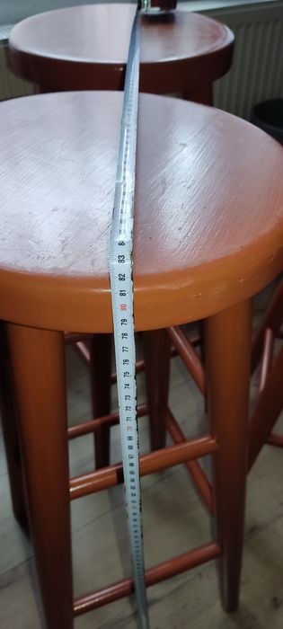 Taborety wysokie trzy sztuki