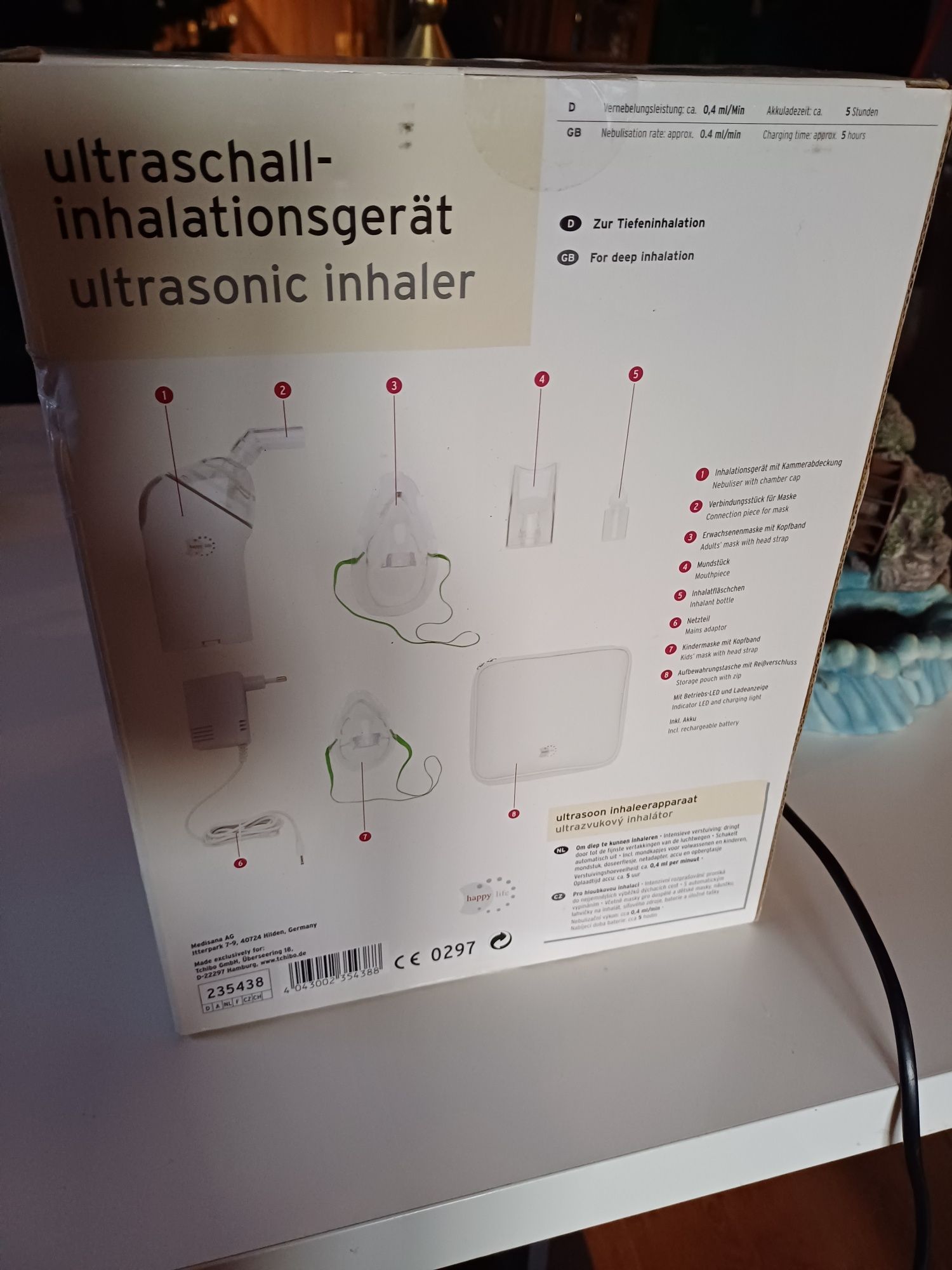 Nowy inhalator ultradźwiękowy Happy Life