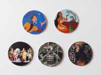 5 tazos POCAHONTAS + POWER RANGERS | lote Nestle + Donuts