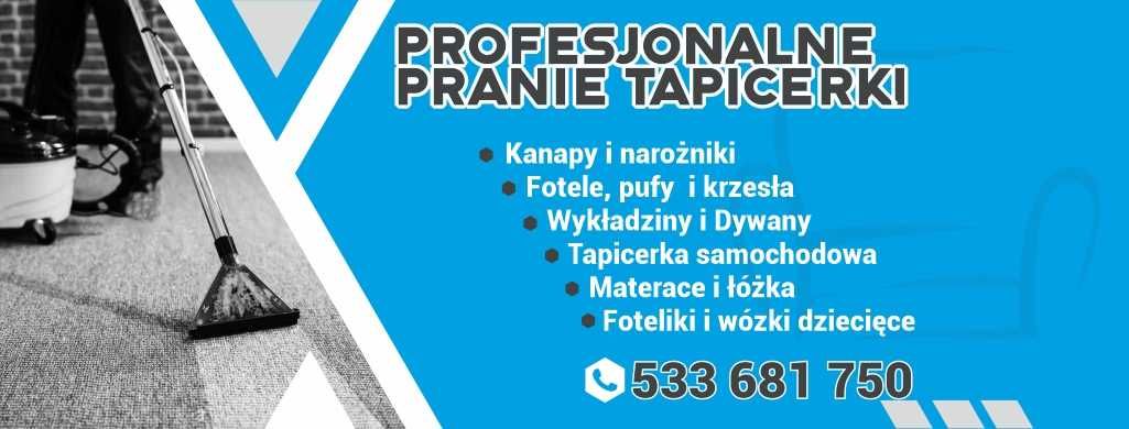 Pranie  tapicerki meblowej kanap narożników dywanów wykładzin materaca