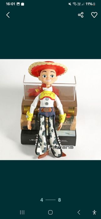 Toy story zestaw chudy jessie i buzz