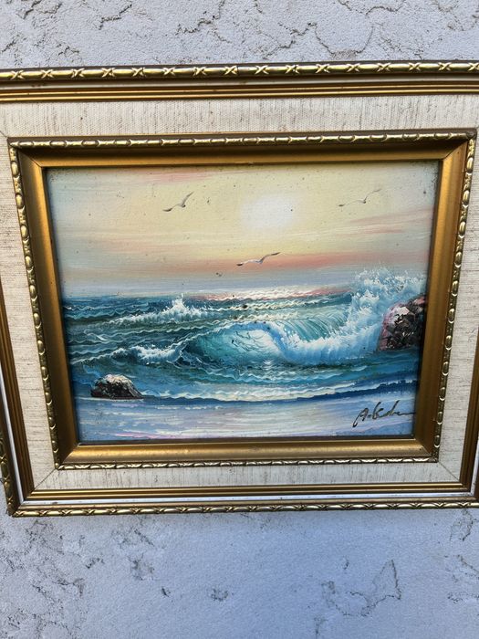 Quadro pequeno de ondas