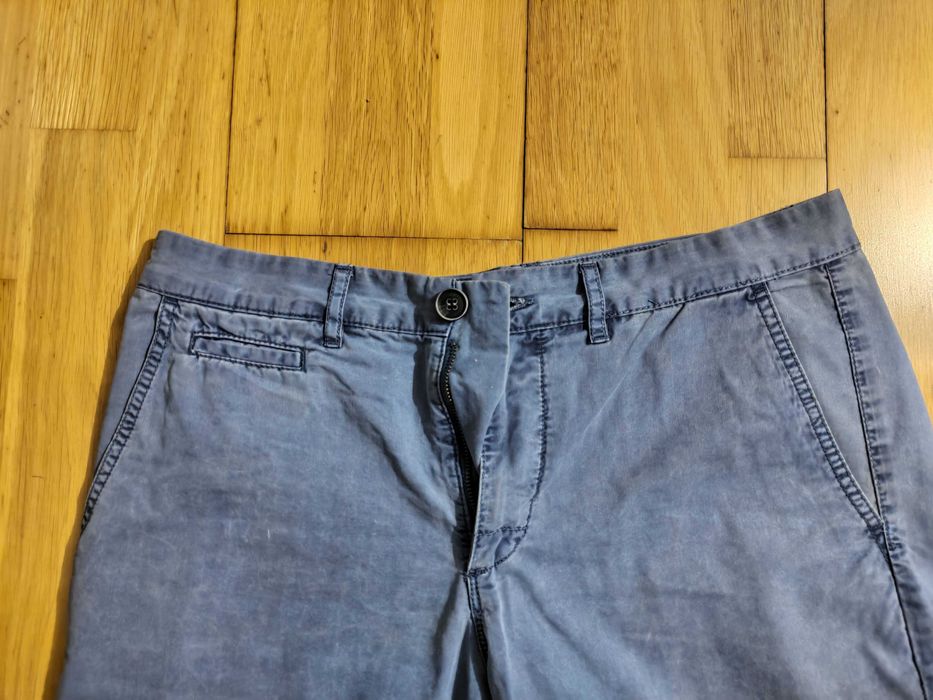Calções Celio - Estilo: Chino, Azuis - Tamanho: 44
