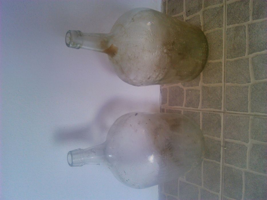 Garrafões decorativos vidro