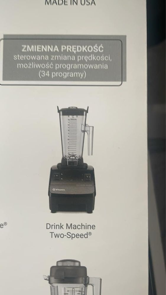 mam na sprzedaz blender Vitamix drink machine two-speed