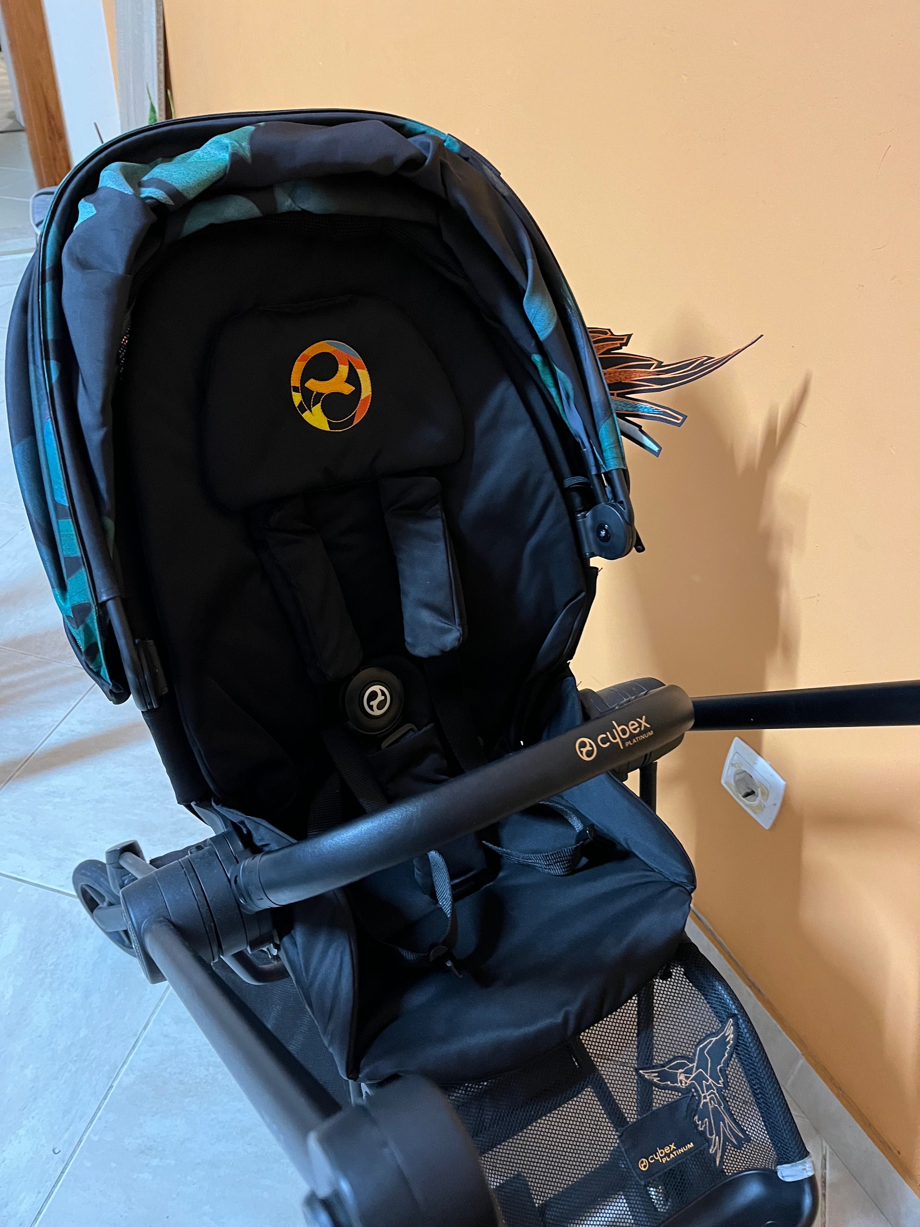 Carrinho cybex edição limitada birds of paradise