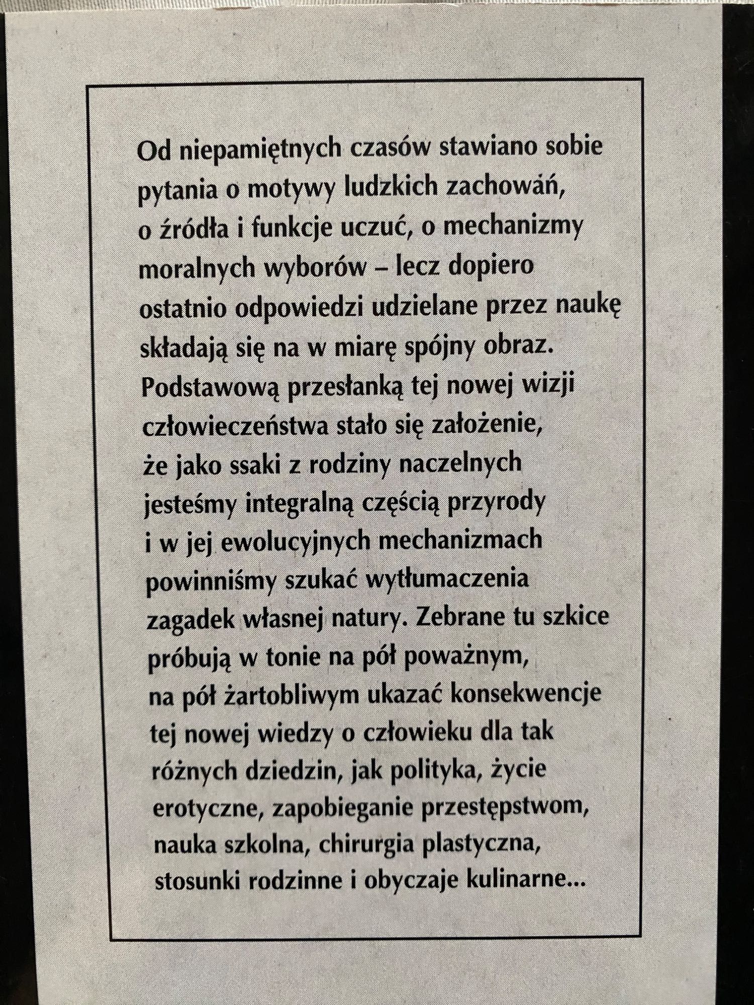 Poprawka z natury Krzysztof szymborski