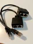 Kabel adaptera RJ 45 plus HDMI vga