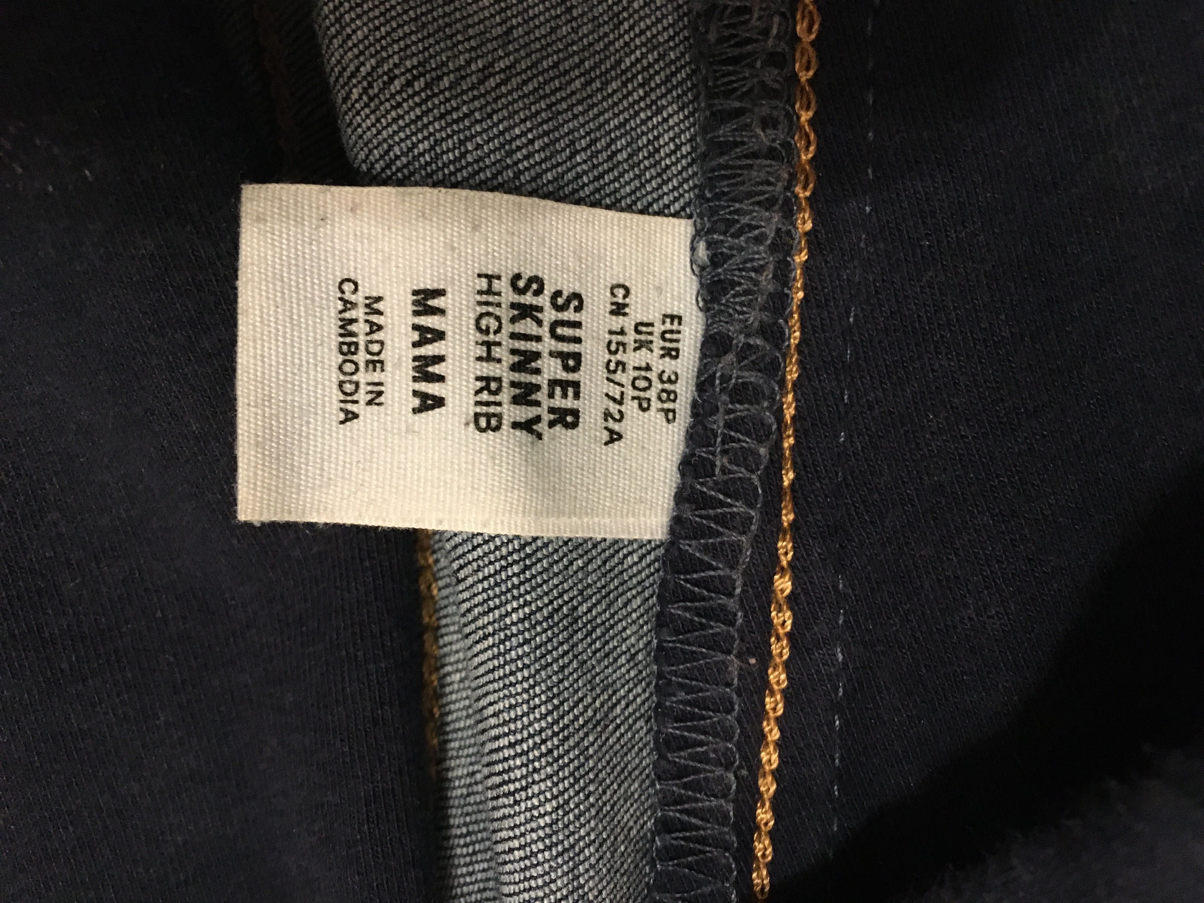 Spodnie ciążowe jeans H&M r. 36P