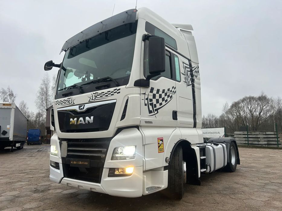 MAN TGX 18.500 XL AUTOMAT / RETARDER / TACHOGRAF NOWEJ GENERACJI / KOMPLET NOWYCH OPON / 2 ZBIORNIKI PALIWOWE / LODÓWKA / STANDARD / REJESTRACJA 2019 ROK !!  Rejestracja 2019 / NOWE TACHO / NOWE OPONY / 1 Właściciel od nowości