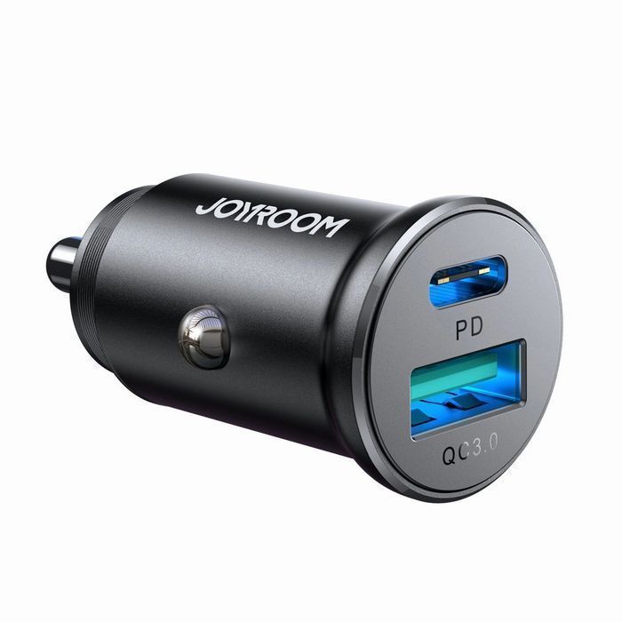 Ładowarka Samochodowa Joyroom JR-CCN05, 30W, USB-A/USB-C